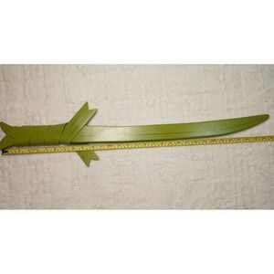 Adventure Time Finns Green Grass Sword 31" Wood W/ Rubber Handle High Quality